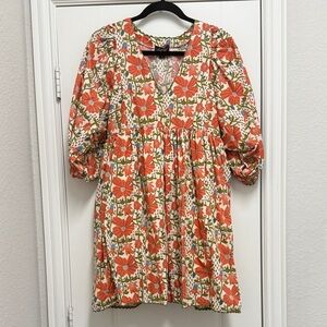Floral Patterned Boutique Dress